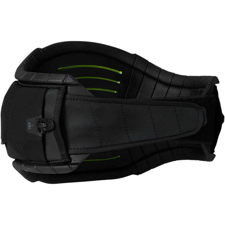 2026 Mystic Mens Stealth Waist Harness 35003.250650 - Black / Lime